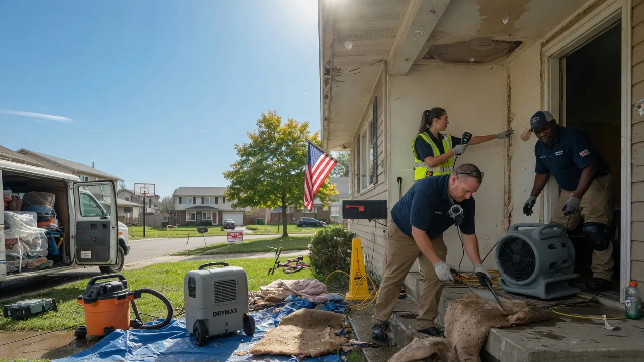Water Damage Restoration in Lafferty, OH near me